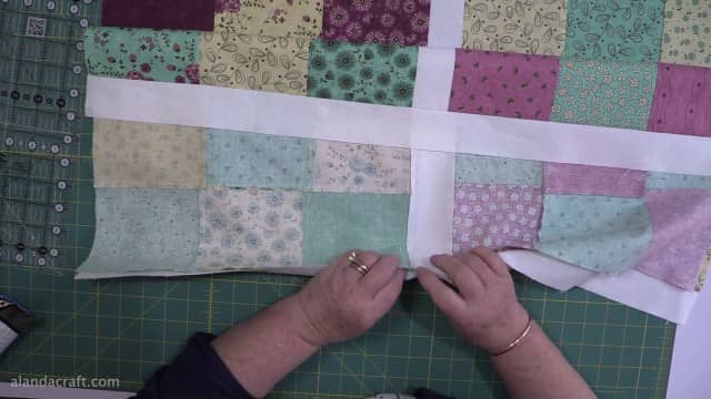 Add Sashing to Quilt Block