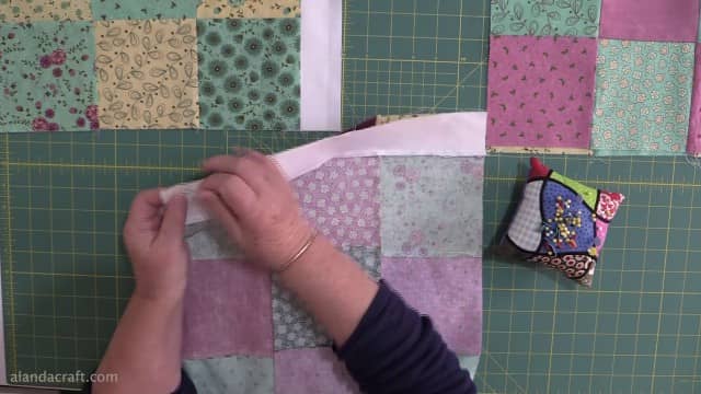 Add Sashing to Quilt Block