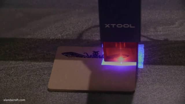 xtool d1 coasters