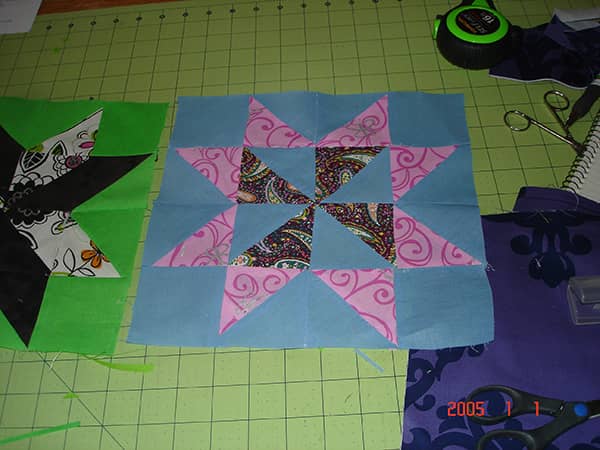 Star Flower Quilt Block