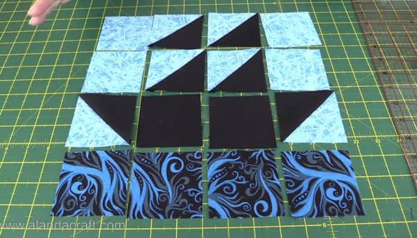 Boat Quilt Block Layout