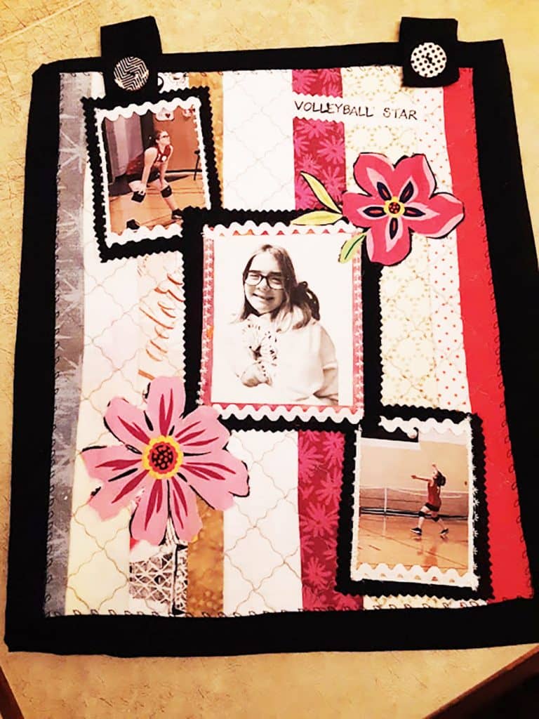 Art Quilt For Lucy