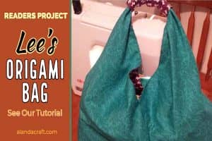 Origami-Bag, craft, tutorial, bab tutorial, sewing