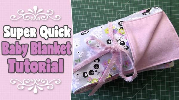 Baby Blanket - Easy Sewing Project - sewing projects to sell