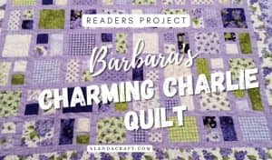 Readers Projec - Barbara's Charming Charlie Flannel Quilt