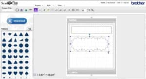 creating border cutting files in scanncut canvas workspace