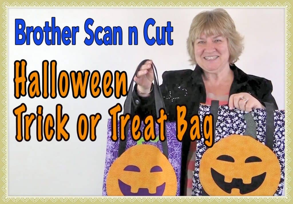 scanncut halloween trick or treat bag