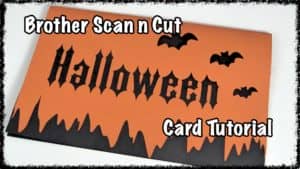 scanncut halloween card tutorial