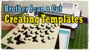 Creating templates with the ScanNCut