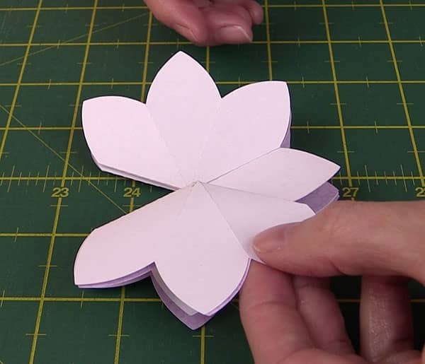 blooming pop up flower card tutorial, brother scan n cut