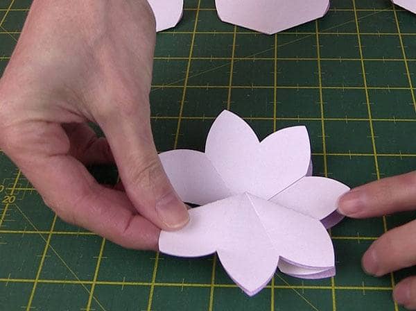 blooming pop up flower card tutorial, brother scan n cut