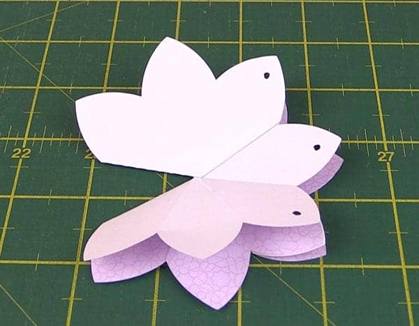 blooming pop up flower card tutorial, brother scan n cut