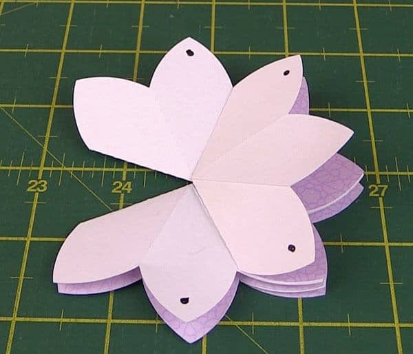 blooming pop up flower card tutorial, brother scan n cut