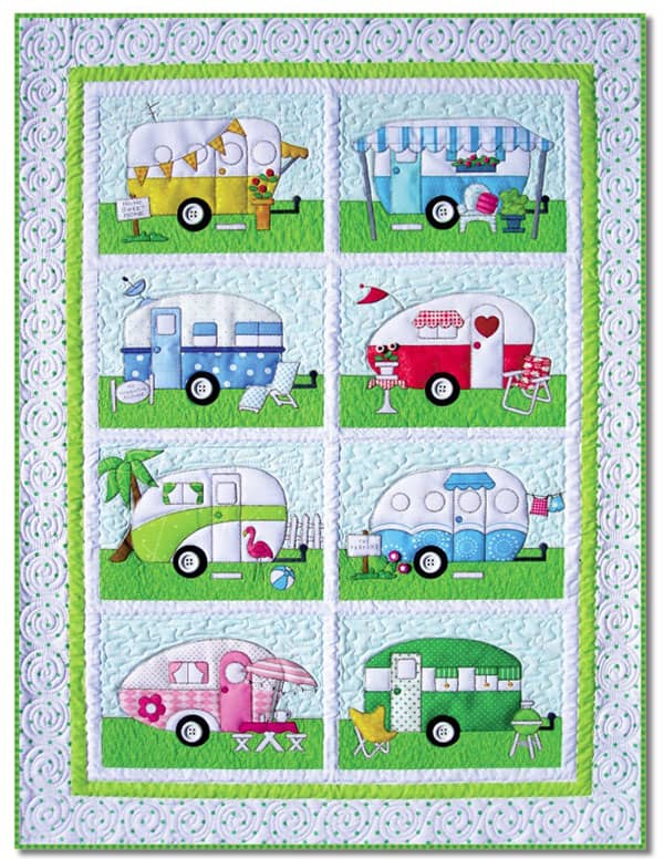 Camper Applique Quilt Kit