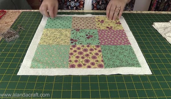 Charm Square Cushion Cover Tutorial