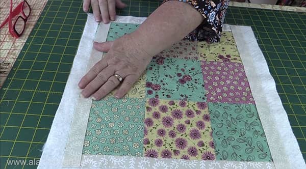 Charm Square Cushion Cover Tutorial