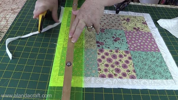 Charm Square Cushion Cover Tutorial