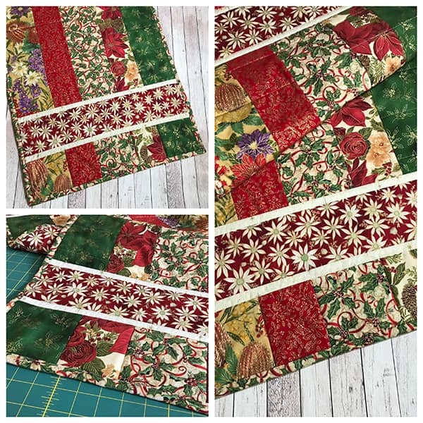 easy christmas table runner tutorial