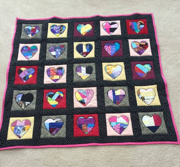 heart quilt