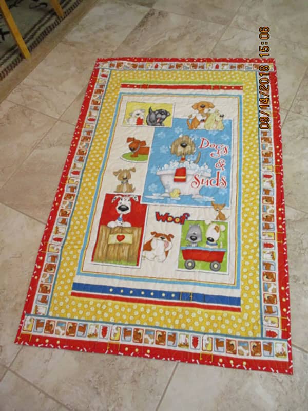 dog-suds-panel-quilt, quilting, craft,sewing, alandacraft.com,readers-project