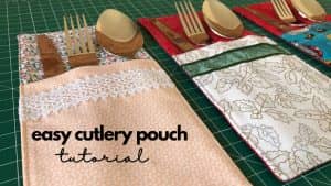 cutlery pouch tutorial