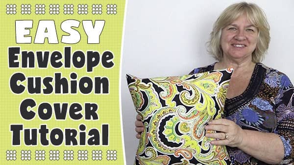 easy envelope cushion cover tutorial - sewing projects to sell