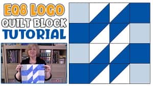 EQ Logo Quilt Block Tutorial