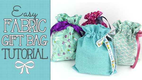 fabric-gift-bag, drawstring, bag, craft, sewing, sewing project, sewing projects to sell