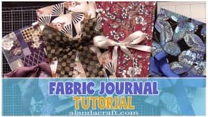 fabric journal tutorial