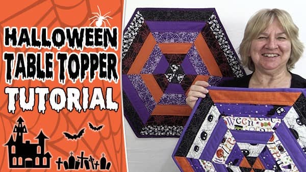 halloween table topper tutorial