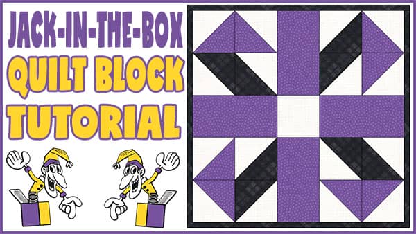 jack in the box quilt block tutorial