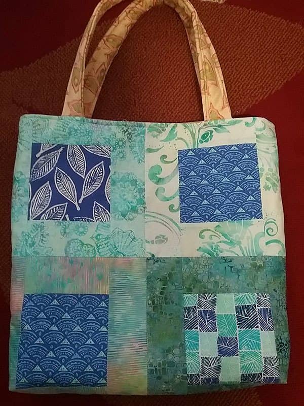 jillys- charm-square-bag,tote bag, quilting,craft,sewing