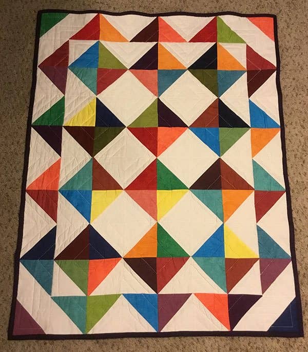 mike's-baby-quilt, quilting, readers project, craft, sewing