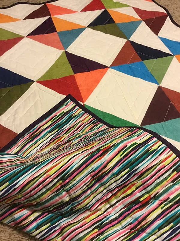 mike's-baby-quilt.quilting,readers project, craft,sewing