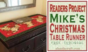 table-runner,christmas, sewing, diy, craft, 