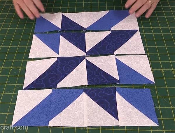 mosaic pinwheel block, tutorial, quilting blocks,