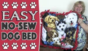 No Sew Dog/Cat Bed