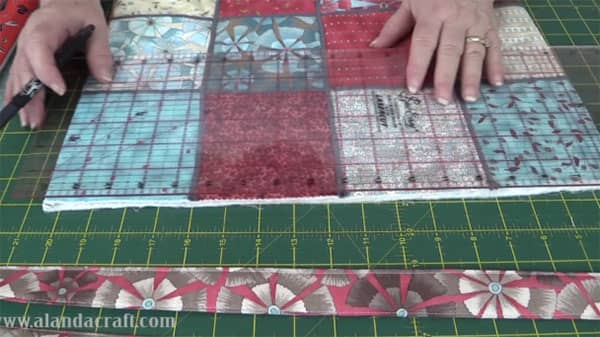 couched patchwork tote bag, bag tutorial, charm square tote bag, quilting, sewing