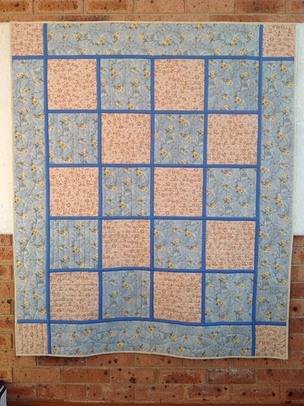 quilt as you go reversible quilt