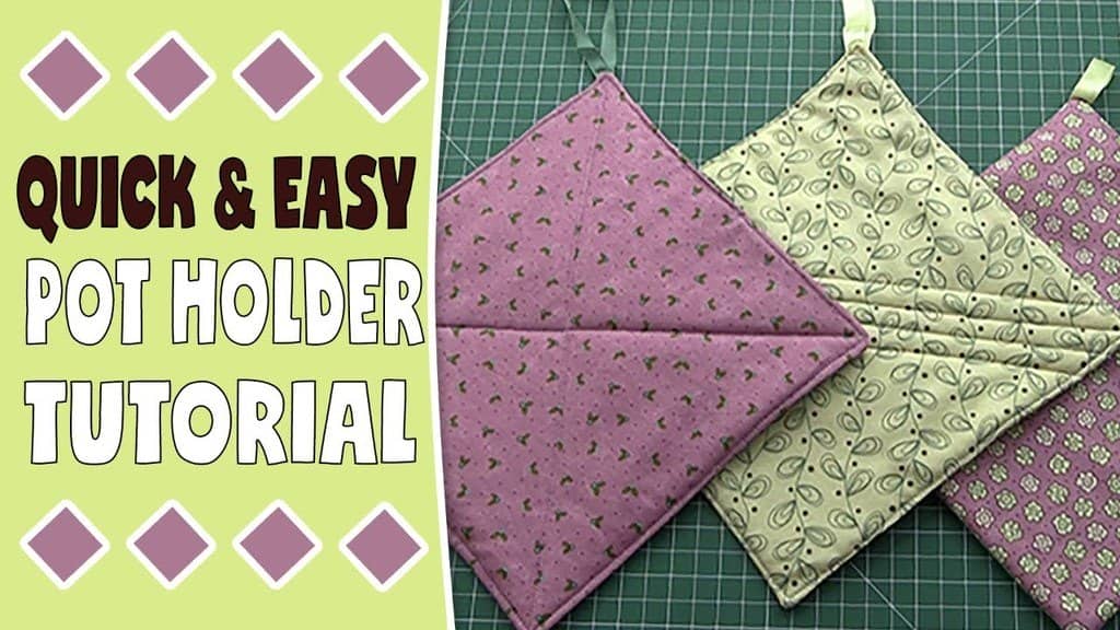 Pot Holder Tutorial - Easy Sewing Project to Sell