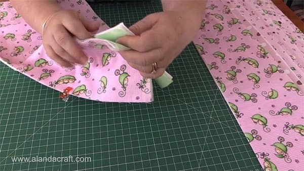 rag-quilt-strip,quilting tutorial, quilting, craft,sewing