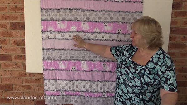 rag-quilt-strips,quilting,quilting tutorial, craft,sewing