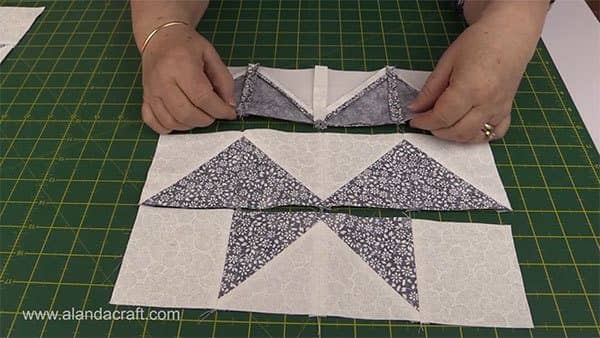 ribbon-star-quilt-block,quilt block, craft,sewing