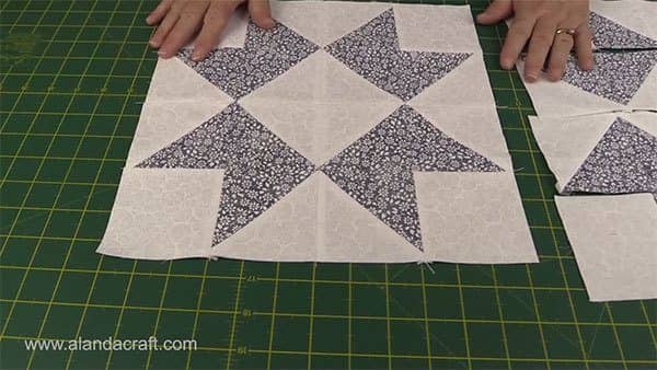 ribbon-star-quilt-block,quilting, quilt block, sewing,craft