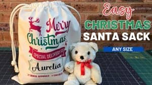 santa sack tutorial