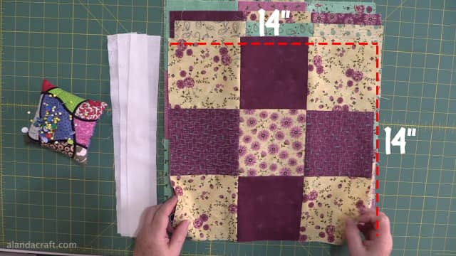 Add Sashing to Quilt Block