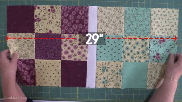 Add Sashing to Quilt Block