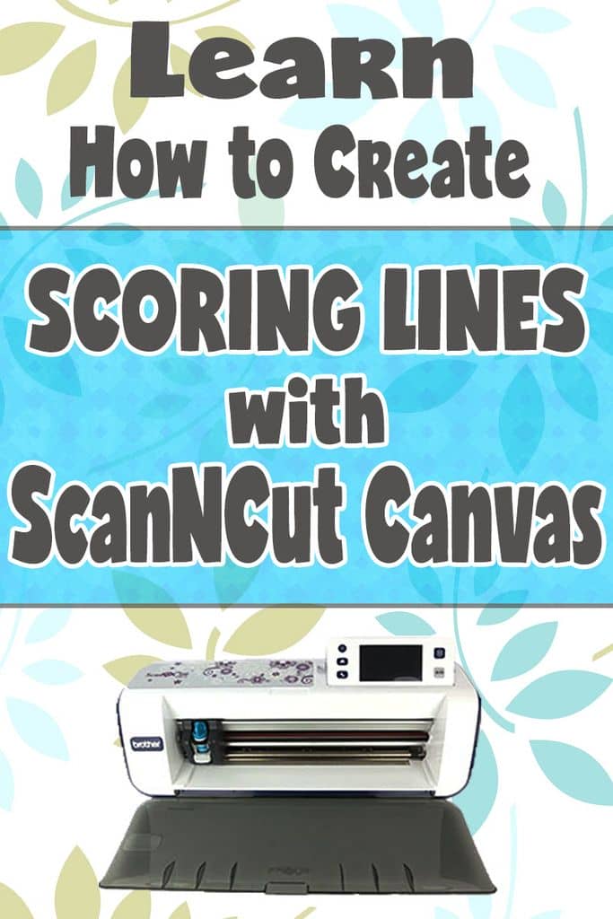 Learn how to Create Scoring Lines with ScanNCut Canvas - This is great for creating card templates!