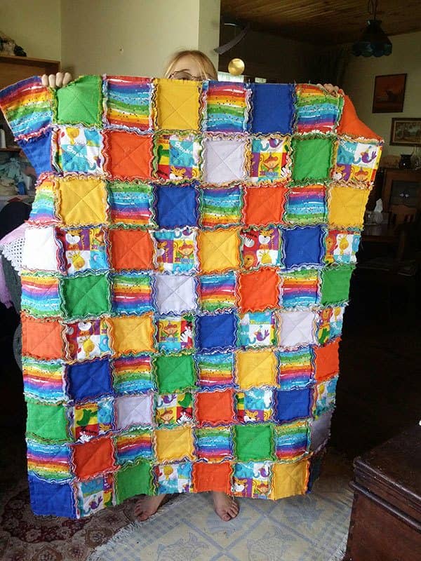 baby-rag-quilt,quilting,craft,sewing