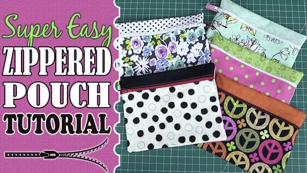 easy zippered purse tutorial